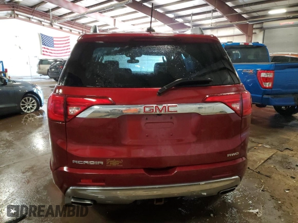 2018 GMC Acadia Denali with VIN 1GKKNXLS0JZ165449, listed as a Copart auction lot 42219235 with 118,466 mi miles and Clean title. Bid and sale history available at DreamBid. Image 6.