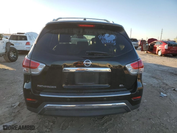 2013 Nissan Pathfinder Platinum with VIN 5N1AR2MN8DC690107, listed as a Copart auction lot 83105754 with 202,704 mi miles and Clean Title. Bid and sale history available at carsss.com. Image 6.