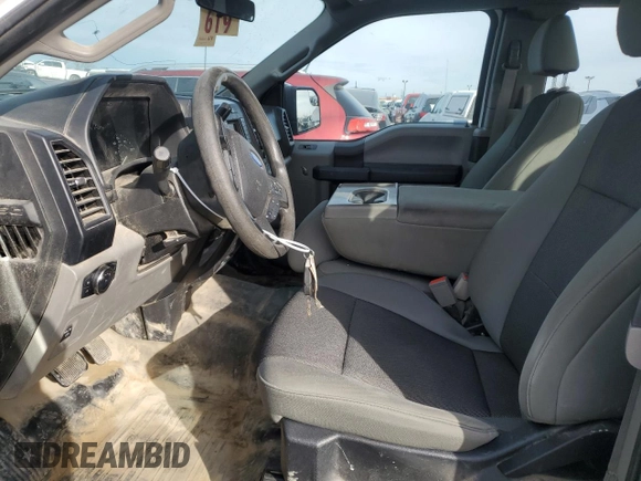2020 Ford F-150 XL with VIN 1FTEX1CBXLFB07000, listed as a Copart auction lot 44165245 with 138,554 mi miles and Salvage Title. Bid and sale history available at DreamBid. Image 7.