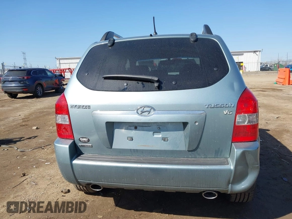 2006 Hyundai Tucson GLS with VIN KM8JN12D76U370922, listed as a IAAI auction lot 41800574 with 133,247 mi miles. Bid and sale history available at carsss.com. Image 16.