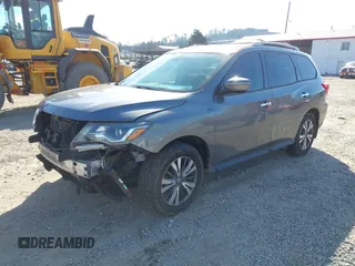 2017 Nissan Pathfinder S with VIN 5N1DR2MN1HC903322, listed as a IAAI auction lot 41513482 with 131,078 mi miles and . Bid and sale history available at DreamBid. Image 2.