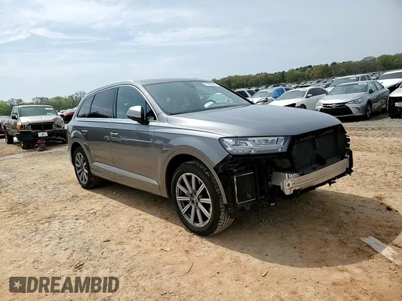 2017 Audi Q7 Premium Plus with VIN WA1LAAF78HD058828, listed as a Copart auction lot 51485055 with 104,920 mi miles and Salvage Title. Bid and sale history available at DreamBid. Image 15.