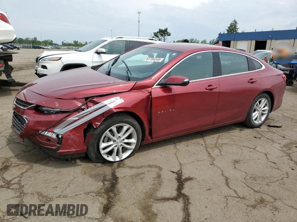2018 Chevrolet Malibu LT with VIN 1G1ZD5ST6JF220959, listed as a Copart auction lot 61784345 with 37,861 mi miles and Clean title. Bid and sale history available at DreamBid. Image 1.