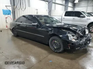 2005 Mercedes-Benz S-Class 4.3L with VIN WDBNG83J95A459421, listed as a Copart auction lot 77153264 with 168,360 mi miles and Salvage Title. Bid and sale history available at carsss.com. Image 4.