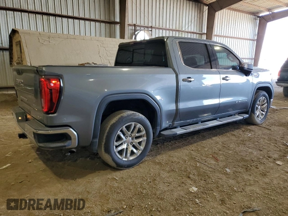 2021 GMC Sierra 1500 SLT with VIN 3GTP8DED1MG232165, listed as a Copart auction lot 76678214 with 112,274 mi miles and Clean title. Bid and sale history available at DreamBid. Image 3.