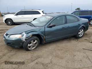2005 Dodge Stratus SXT z VIN 1B3EL46X25N574295, wystawiony jako Copart lot #51846645 z przebiegiem 135 642 mil mil oraz Czysty tytuł • Clean title. Historia ofert i sprzedaży dostępna na DreamBid. Obrazek 1.