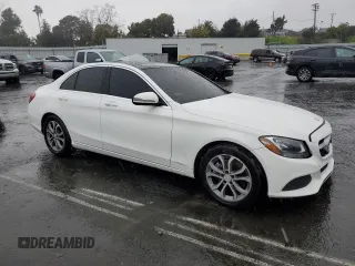 2016 Mercedes-Benz C 300 Luxury with VIN 55SWF4KB5GU109093, listed as a Copart auction lot 48825165 with 78,322 mi miles and Salvage Title. Bid and sale history available at carsss.com. Image 4.