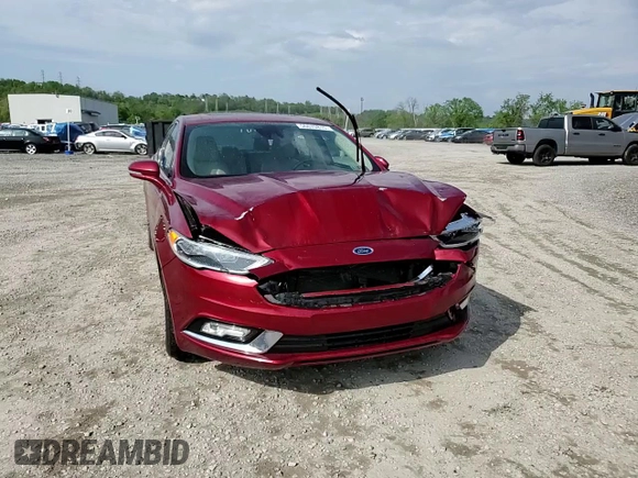 2017 Ford Fusion Hybrid Titanium with VIN 3FA6P0RU2HR394713, listed as a Copart auction lot 56070815 with 95,098 mi miles and Salvage title. Bid and sale history available at DreamBid. Image 13.