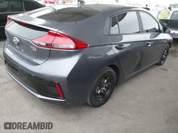 2019 Hyundai Ioniq Blue with VIN KMHC65LC0KU160157, listed as a IAAI auction lot 42040711 with 191,339 mi miles and . Bid and sale history available at DreamBid. Image 4.
