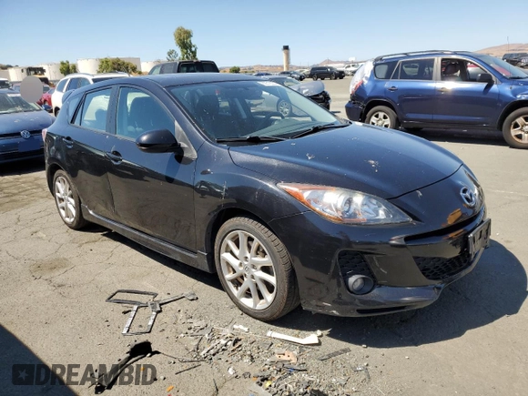 2012 Mazda 3 S Touring with VIN JM1BL1L69C1512876, listed as a Copart auction lot 69316034 with 70,944 mi miles and Salvage Title. Bid and sale history available at DreamBid. Image 4.