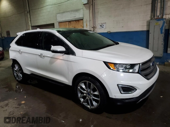 2015 Ford Edge Titanium with VIN 2FMPK4K87FBB72595, listed as a Copart auction lot 42687285 with 124,951 mi miles and Clean Title. Bid and sale history available at carsss.com. Image 4.