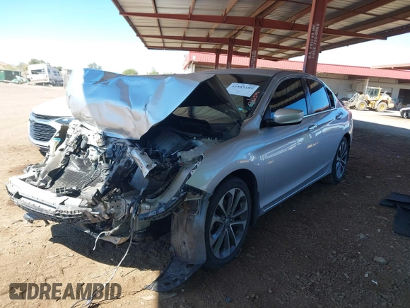 2014 Honda Accord Sedan Sport with VIN 1HGCR2F52EA002871, listed as a IAAI auction lot 41885109 with 105,277 mi miles. Bid and sale history available at carsss.com. Image 17.