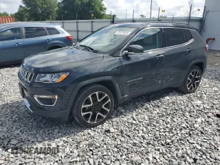 2018 Jeep Compass Limited with VIN 3C4NJCCB1JT488736, listed as a Copart auction lot 51573935 with 69,498 mi miles and Salvage Title. Bid and sale history available at carsss.com. Image 1.