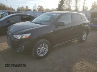 2013 Mitsubishi Outlander Sport ES with VIN 4A4AH3AU4DE603695, listed as a Copart auction lot 76758824 with 127,303 mi miles and Salvage title. Bid and sale history available at DreamBid. Image 1.
