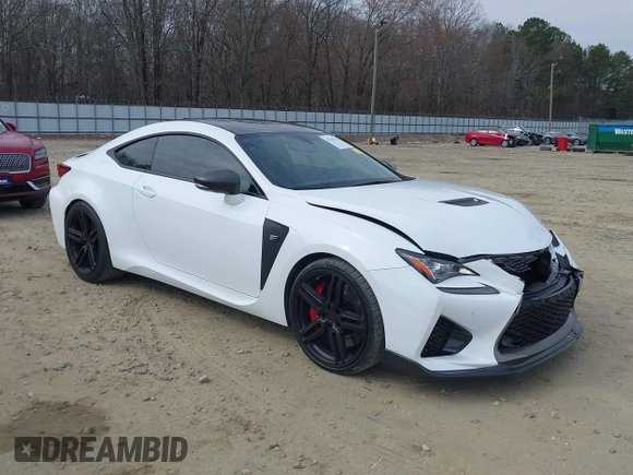 2017 Lexus RC F with VIN JTHHP5BC5H5006506, listed as a IAAI auction lot 41544214 with 51,569 mi miles. Bid and sale history available at carsss.com. Image 1.