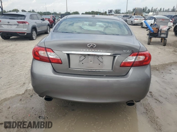 2011 Infiniti M with VIN JN1AY1AR7BM570737, listed as a Copart auction lot 50538705 with 93,801 mi miles and Non Repairable. Bid and sale history available at carsss.com. Image 6.