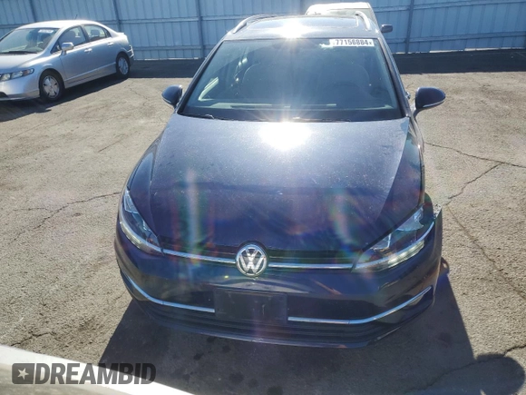 2018 Volkswagen Golf SportWagen SEL with VIN 3VWL17AU8JM756014, listed as a Copart auction lot 77156884 with 62,940 mi miles and Salvage Title. Bid and sale history available at carsss.com. Image 5.
