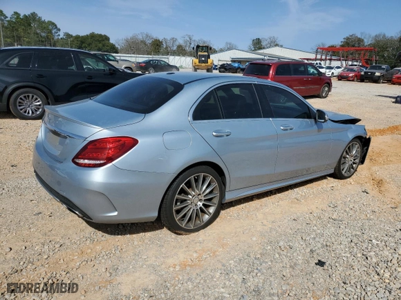 2015 Mercedes-Benz C-Class C 300 with VIN 55SWF4JB4FU088835, listed as a Copart auction lot 48181675 with 71,958 mi miles and Salvage Title. Bid and sale history available at carsss.com. Image 3.