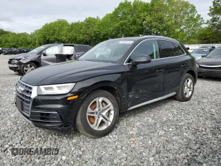 2018 Audi Q5 Premium Plus with VIN WA1BNAFY8J2229961, listed as a Copart auction lot 58536755 with 53,735 mi miles and Salvage title. Bid and sale history available at DreamBid. Image 1.