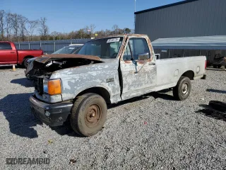 1988 Ford 1/2 Ton Trucks with VIN 1FTEF15Y8JNA97106, listed as a Copart auction lot 50155735 with 124,772 mi miles and Salvage Title. Bid and sale history available at carsss.com. Image 1.