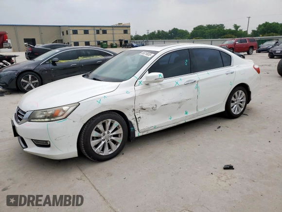 2013 Honda Accord Touring with VIN 1HGCR3F94DA048502, listed as a Copart auction lot 56619655 with 148,084 mi miles and Salvage title. Bid and sale history available at DreamBid. Image 1.