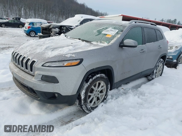 2018 Jeep Cherokee Latitude Plus with VIN 1C4PJMLB1JD502431, listed as a IAAI auction lot 41292612 with 115,839 mi miles and . Bid and sale history available at DreamBid. Image 2.