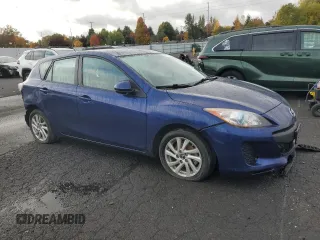 2013 Mazda 3 i Touring with VIN JM1BL1L86D1705148, listed as a Copart auction lot 76975804 with 73,900 mi miles and Salvage title. Bid and sale history available at DreamBid. Image 4.