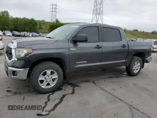 2018 Toyota Tundra SR5 z VIN 5TFDY5F17JX776044, wystawiony jako Copart lot #58825235 z przebiegiem 78 866 mil mil oraz Szkoda całkowita • Salvage title. Historia ofert i sprzedaży dostępna na DreamBid. Obrazek 1.