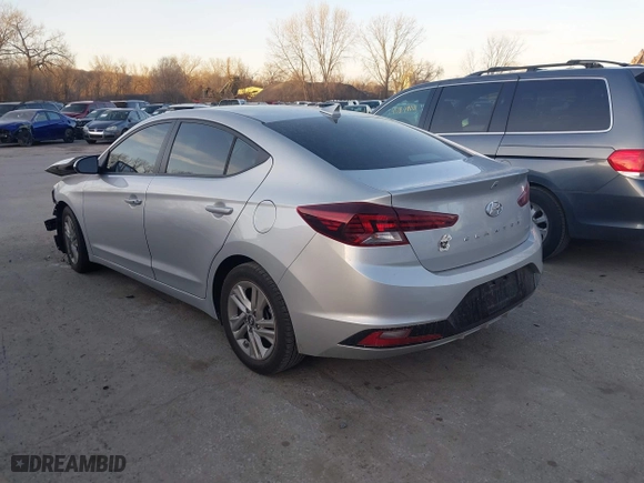 2020 Hyundai Elantra Value Edition with VIN 5NPD84LF9LH505432, listed as a IAAI auction lot 41814231 with 108,443 mi miles. Bid and sale history available at carsss.com. Image 3.