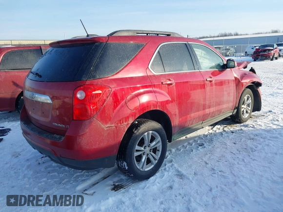 2015 Chevrolet Equinox LT with VIN 1GNALBEK7FZ125512, listed as a IAAI auction lot 41339404 with 104,338 mi miles. Bid and sale history available at carsss.com. Image 4.