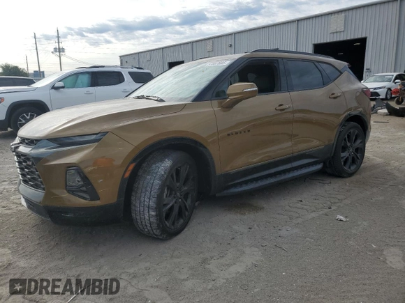 2020 Chevrolet Blazer RS z VIN 3GNKBERS0LS553823, wystawiony jako Copart lot #57867605 z przebiegiem 57 670 mil mil oraz Szkoda całkowita • Salvage title. Historia ofert i sprzedaży dostępna na DreamBid. Obrazek 1.