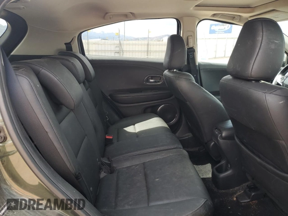 2016 Honda HR-V EX-L w/Navi with VIN 3CZRU6H77GM761013, listed as a Copart auction lot 53153565 with 37,363 mi miles and Salvage Title. Bid and sale history available at carsss.com. Image 11.
