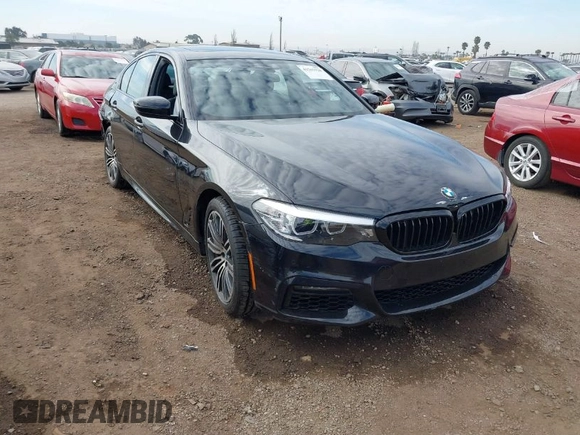 2019 BMW 5 Series 530e with VIN WBAJA9C59KB389304, listed as a IAAI auction lot 41562928 with 64,137 mi miles and . Bid and sale history available at DreamBid. Image 1.