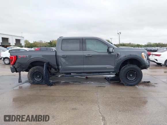 2021 Ford F-150 XL with VIN 1FTFW1EDXMFC59379, listed as a IAAI auction lot 41726978 with 37,188 mi miles. Bid and sale history available at carsss.com. Image 13.