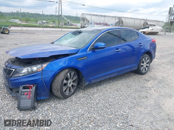 2013 Kia Optima SX with VIN 5XXGR4A63DG137405, listed as a IAAI auction lot 42320004 with 132,150 mi miles and . Bid and sale history available at DreamBid. Image 2.