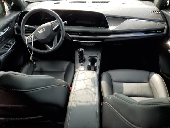 2024 Cadillac XT4 AWD Premium Luxury with VIN 1GYFZDR49RF112460, listed as a Copart auction lot 67183524 with 12,396 mi miles and Salvage title. Bid and sale history available at DreamBid. Image 8.