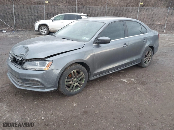 2017 Volkswagen Jetta 1.4T S with VIN 3VW167AJ3HM348674, listed as a IAAI auction lot 41479942 with 145,698 mi miles. Bid and sale history available at carsss.com. Image 18.