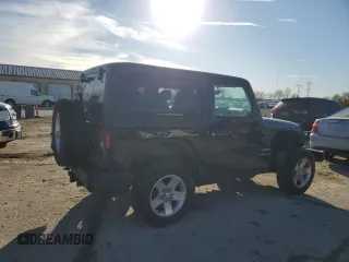 2013 Jeep Wrangler Sport with VIN 1C4AJWAG2DL699264, listed as a Copart auction lot 46889475 with 109,485 mi miles and Salvage Title. Bid and sale history available at carsss.com. Image 3.