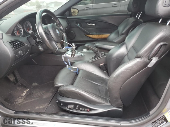 2008 BMW 6 Series M6 with VIN WBSEH935X8CY24522, listed as a Copart auction lot 72389204 with NaN miles and Salvage Title. Bid and sale history available at carsss.com. Image 7.