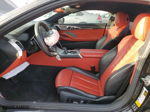 2019 BMW 8 Series M850i xDrive with VIN WBABC4C55KBU95900, listed as a Copart auction lot 89306305 with 0 mi miles and Clean Title. Bid and sale history available at carsss.com. Image 7.