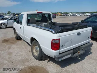 2002 Ford Ranger XL with VIN 1FTYR10D42PB65755, listed as a IAAI auction lot 42049504 with 242,231 mi miles. Bid and sale history available at carsss.com. Image 3.