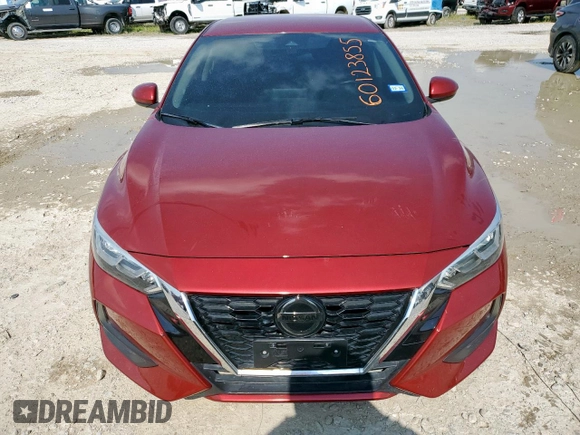 2021 Nissan Sentra SV with VIN 3N1AB8CV5MY310650, listed as a Copart auction lot 60123855 with 68,527 mi miles and Salvage title. Bid and sale history available at DreamBid. Image 5.