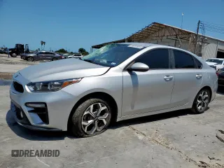 2019 Kia Forte LXS with VIN 3KPF24AD1KE118386, listed as a Copart auction lot 58633855 with 96,508 mi miles and Salvage title. Bid and sale history available at DreamBid. Image 1.