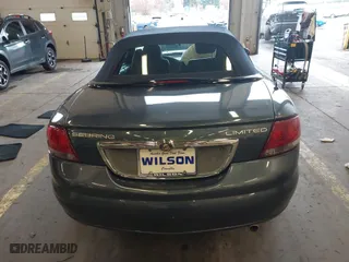 2002 Chrysler Sebring Limited with VIN 1C3EL65R92N272242, listed as a IAAI auction lot 41164755 with 52,086 mi miles. Bid and sale history available at carsss.com. Image 16.