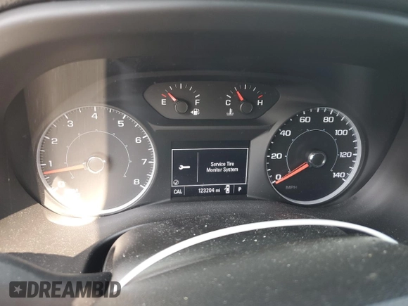 2018 GMC Acadia SLE with VIN 1GKKNLLS7JZ144042, listed as a Copart auction lot 57464704 with 123,204 mi miles and Salvage Title. Bid and sale history available at DreamBid. Image 9.