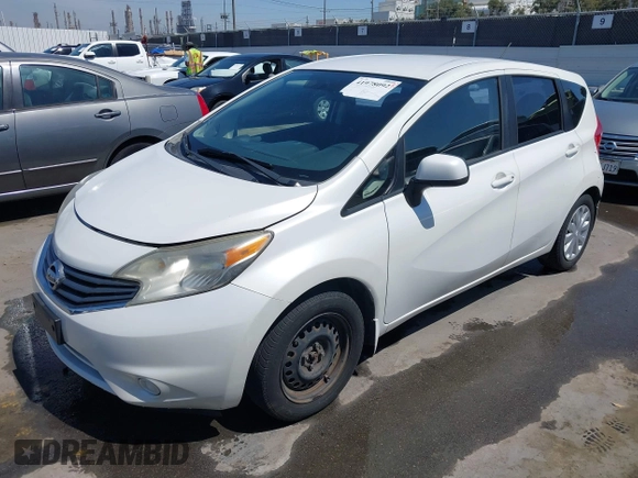 2014 Nissan Note SV with VIN 3N1CE2CP1EL416154, listed as a IAAI auction lot 41978092 with 127,164 mi miles and . Bid and sale history available at DreamBid. Image 2.