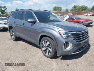 2025 Volkswagen Atlas SE with VIN 1V2HR2CA8SC512047, listed as a IAAI auction lot 42666603 with 6,398 mi miles and . Bid and sale history available at DreamBid. Image 1.
