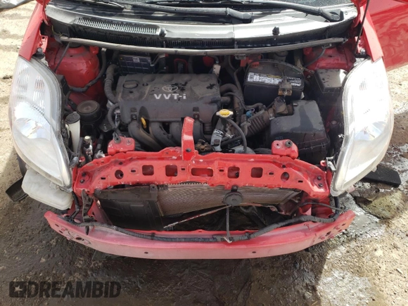 2010 Toyota Yaris with VIN JTDJT4K31A5283071, listed as a Copart auction lot 47539505 with 41,946 mi miles and Salvage Title. Bid and sale history available at DreamBid. Image 11.