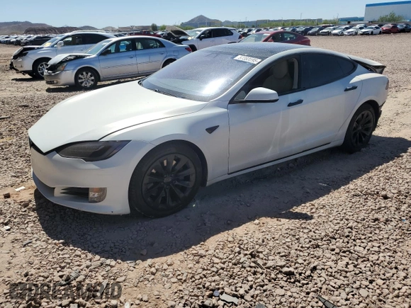 2017 Tesla Model S 60 with VIN 5YJSA1E13HF190581, listed as a Copart auction lot 57383595 with 88,219 mi miles and Salvage title. Bid and sale history available at DreamBid. Image 1.