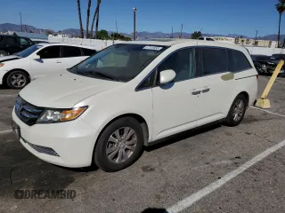 2014 Honda Odyssey EX-L with VIN 5FNRL5H6XEB060557, listed as a Copart auction lot 47141835 with 214,718 mi miles and Clean Title. Bid and sale history available at DreamBid. Image 1.